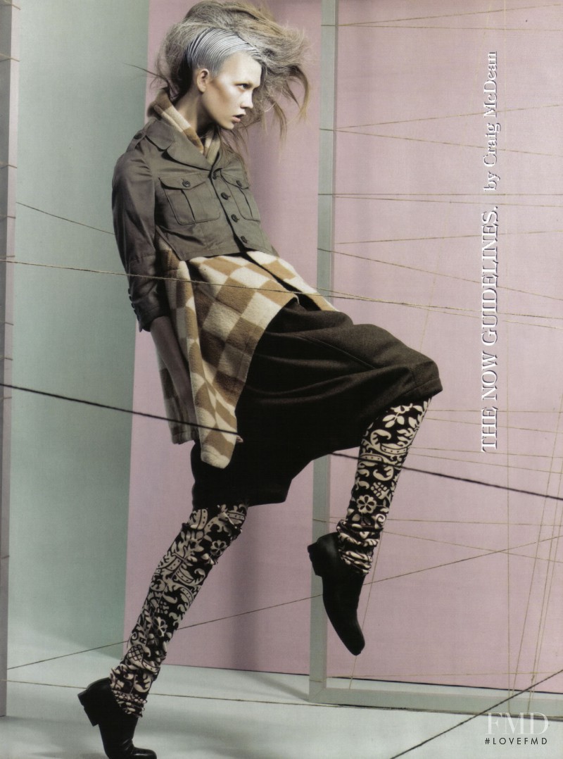 Karlie Kloss featured in The now Guidelines, September 2009