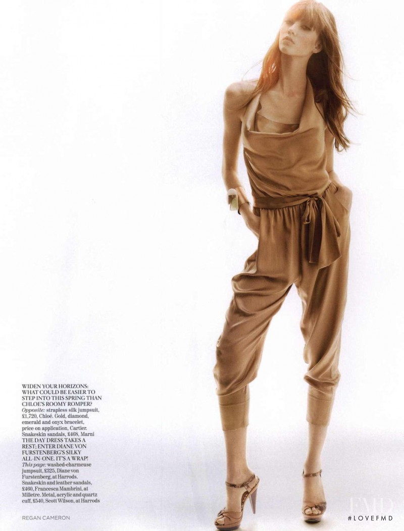 Karlie Kloss featured in Jump Leads, April 2009