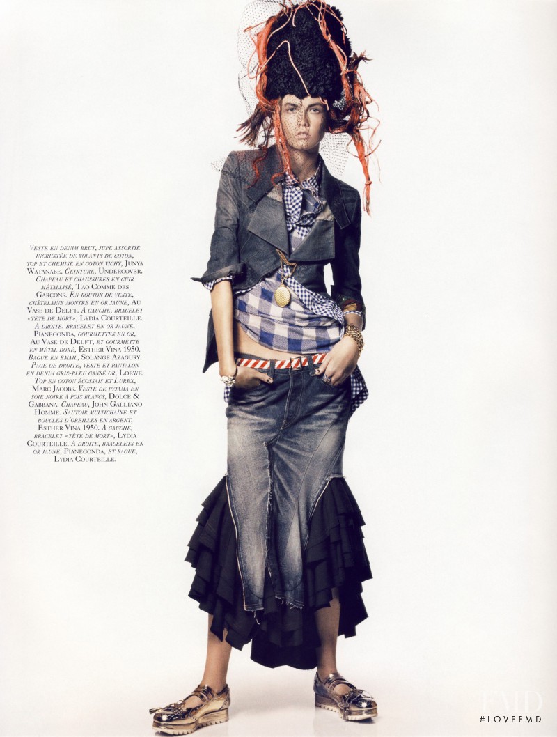 Karlie Kloss featured in L\'étoffe de la création, May 2009