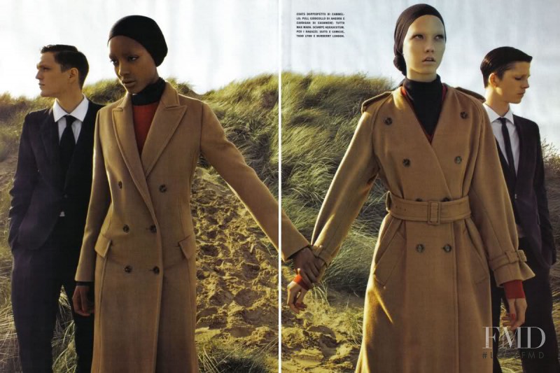 Jourdan Dunn featured in A Coat Mania, October 2009