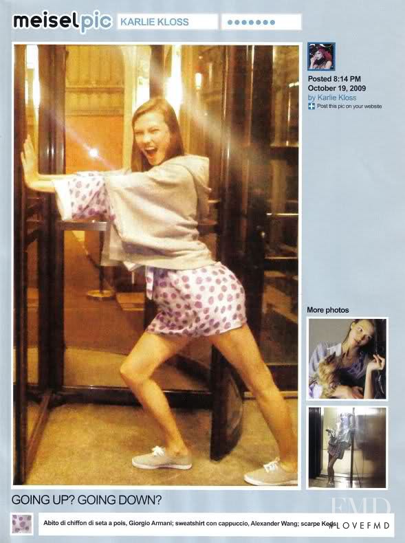 Karlie Kloss featured in MeiselPic, December 2009