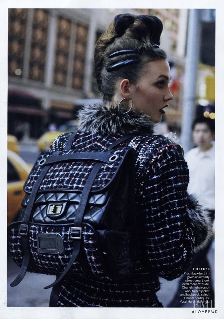 Karlie Kloss featured in Checks and the City, September 2010