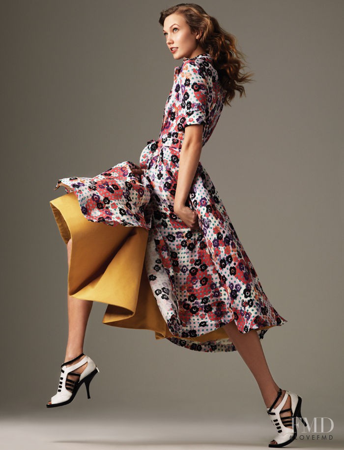 Karlie Kloss featured in CFDA Vogue Fashion Fund Design Challenge 2010, December 2010