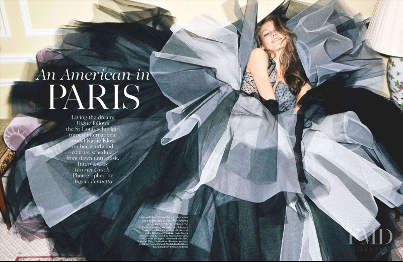Karlie Kloss featured in An American in Paris, May 2012