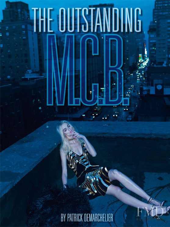 Mariacarla Boscono featured in The Outstanding M.C.B., February 2012