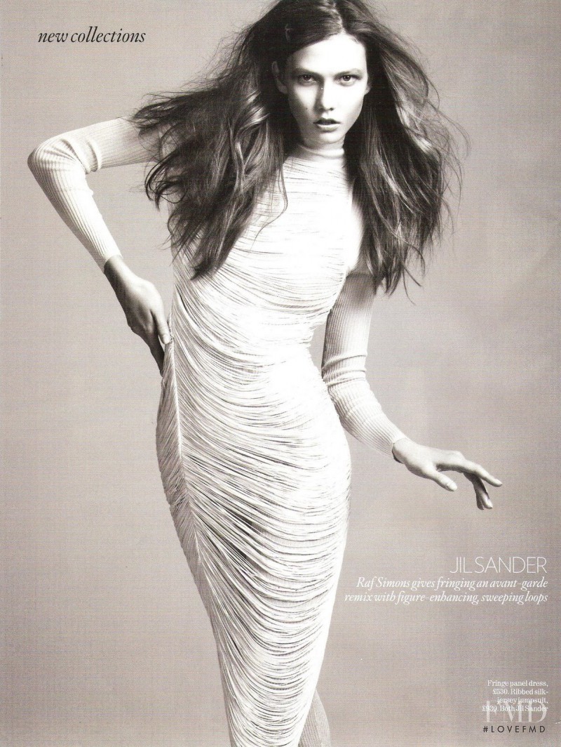 Karlie Kloss featured in New Frontier, February 2009