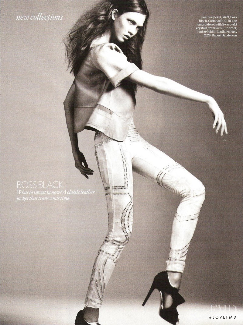 Karlie Kloss featured in New Frontier, February 2009