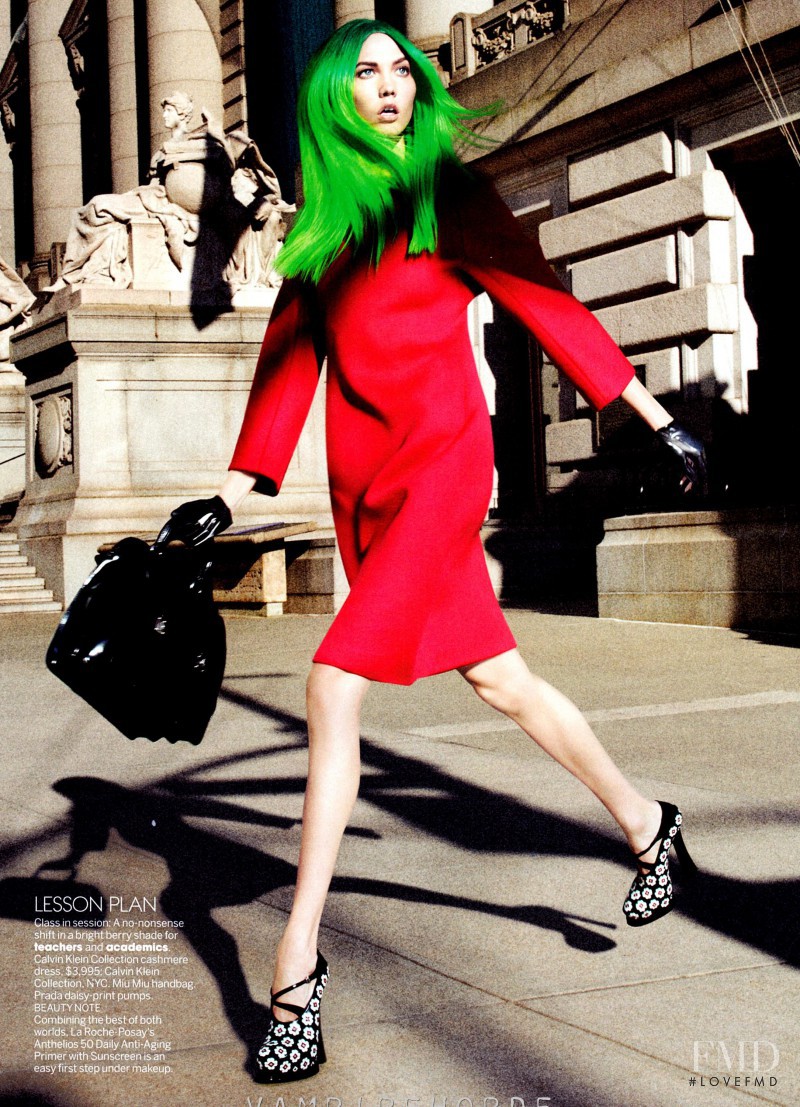 Karlie Kloss featured in Her Brilliant Career, September 2012
