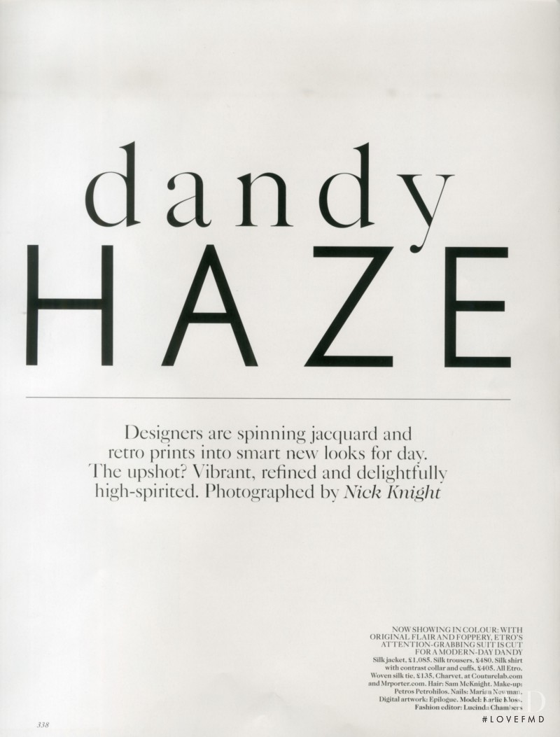 Dandy Haze, September 2012