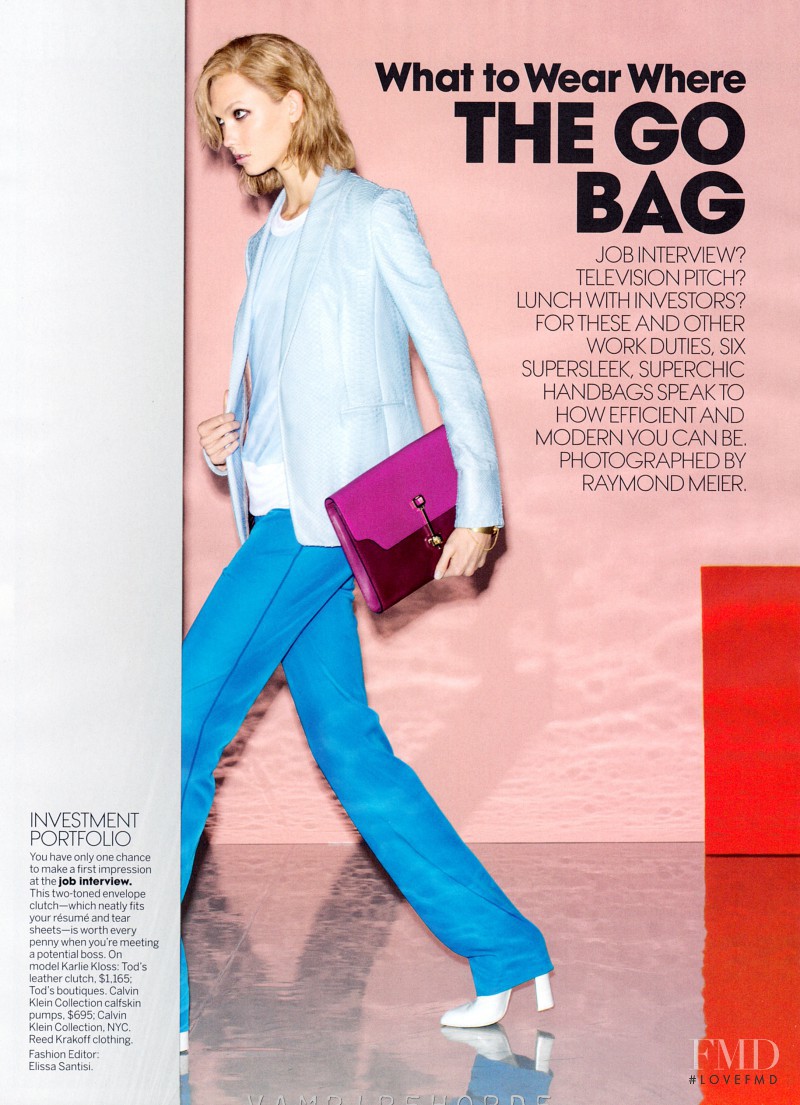 Karlie Kloss featured in What to Wear Where: The Go Bag, August 2012