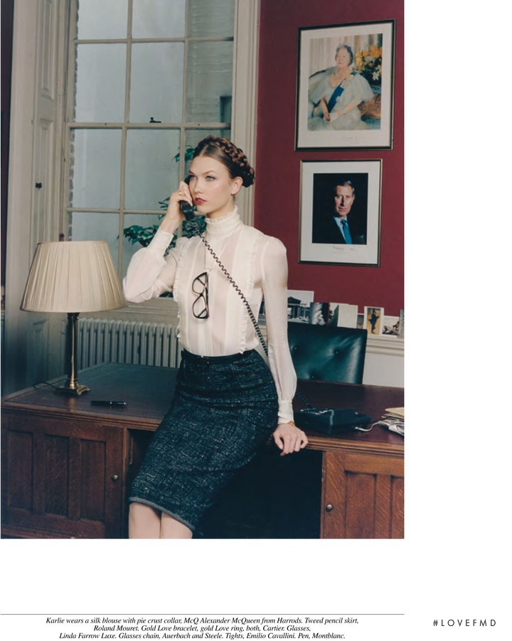 Karlie Kloss featured in Venetia Scott, September 2012