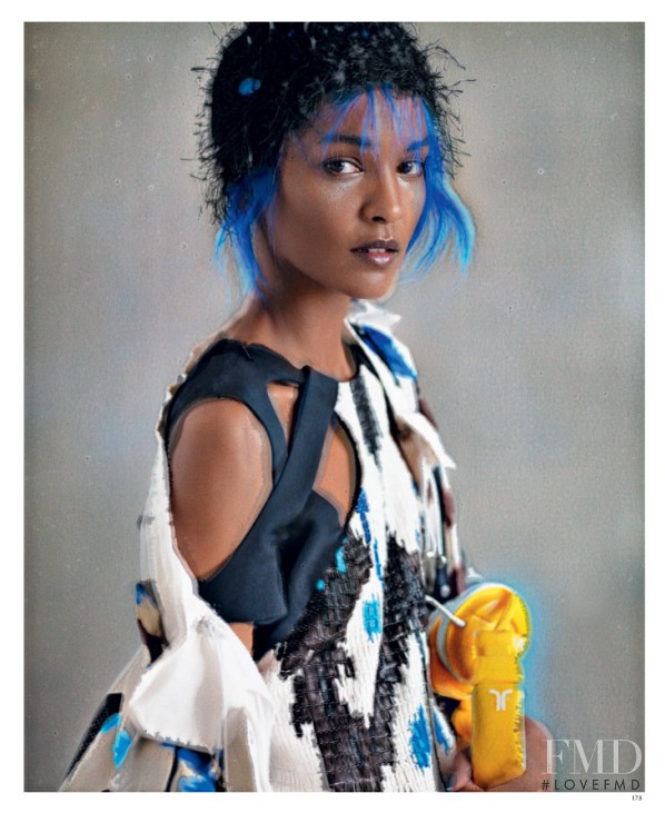 Liya Kebede featured in Jumble Fever, February 2010