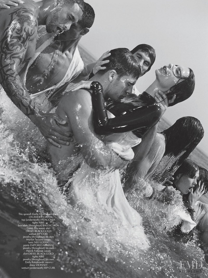 Karlie Kloss featured in Love Washes All Over, September 2013