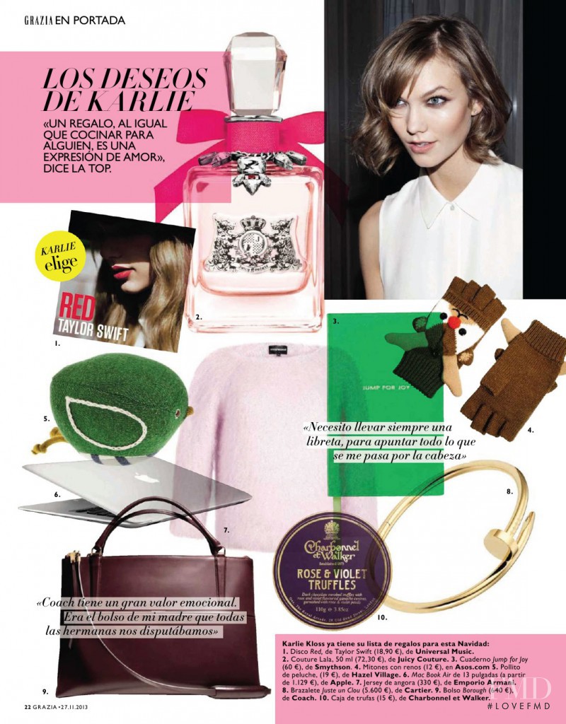 Karlie Kloss featured in Candy Kloss, November 2013
