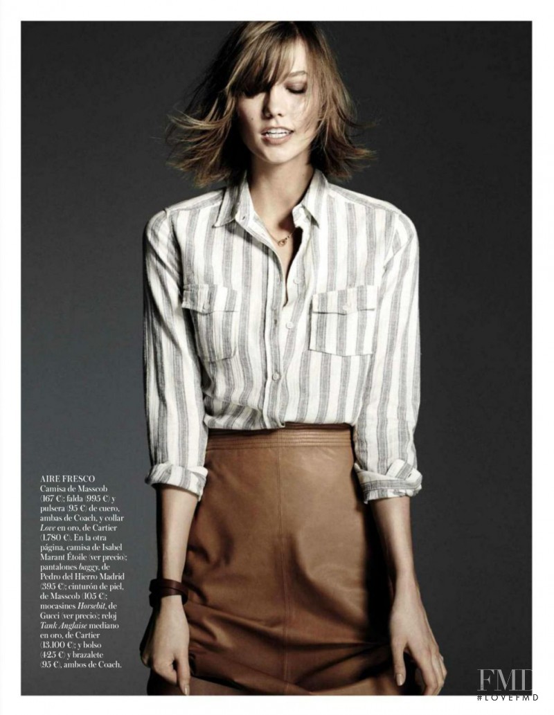 Karlie Kloss featured in American Girl, March 2014