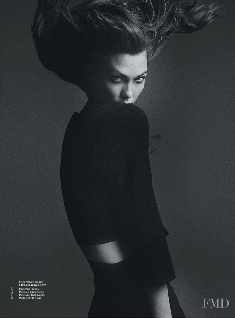 Karlie Kloss featured in The Time Is Noir, May 2014