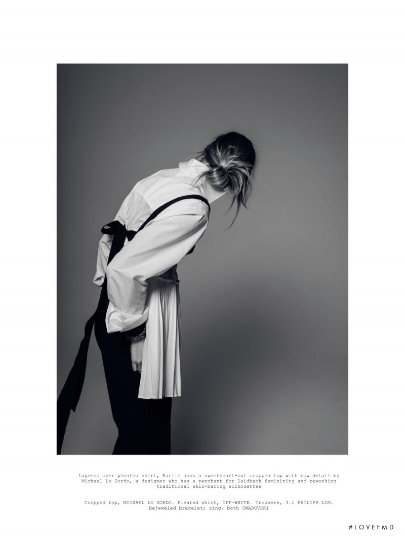 Karlie Kloss featured in Karlie Chameleon, December 2016