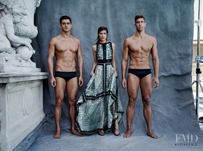 Cameron Russell featured in USA’s Greatest Athletes Meet Their High-Fashion Match, August 2016