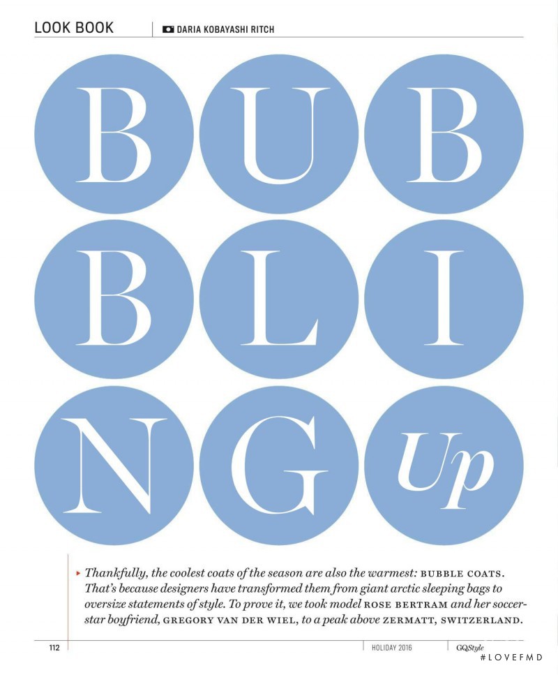 Bubbling Up, December 2016