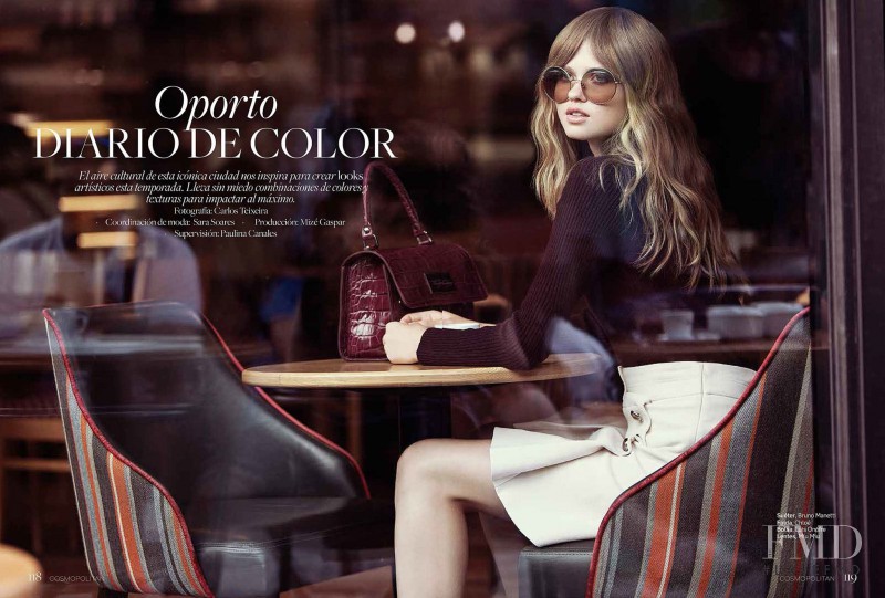 Daniela Hanganu featured in Oporto Diario De Color, October 2015