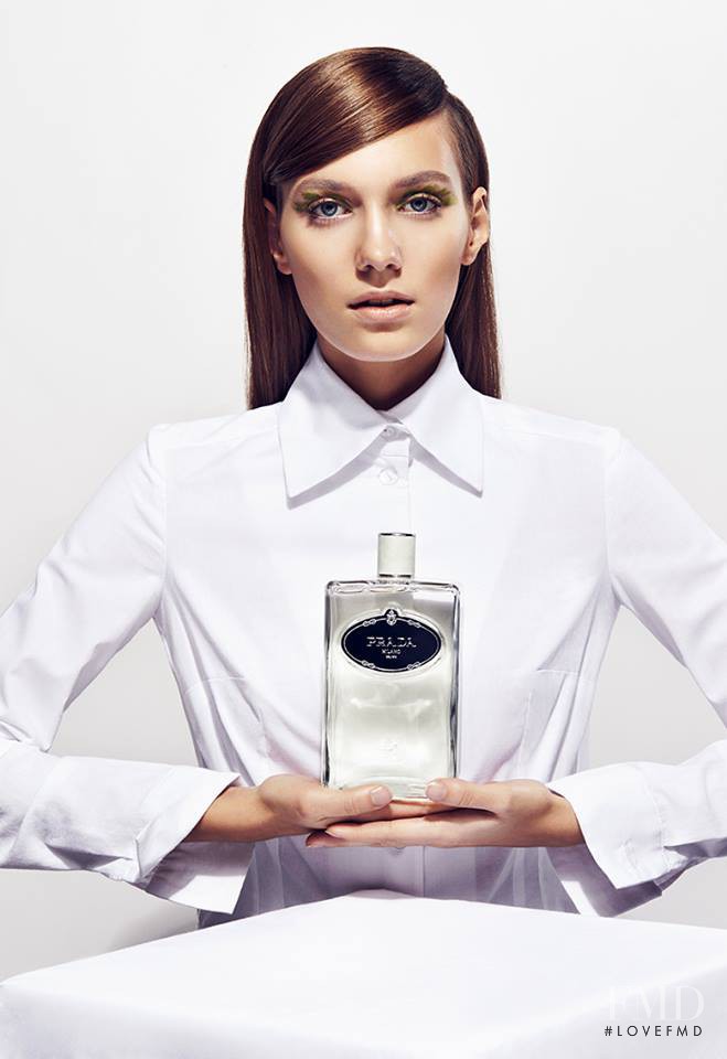 Vera Vavrova featured in Fragrance, February 2014