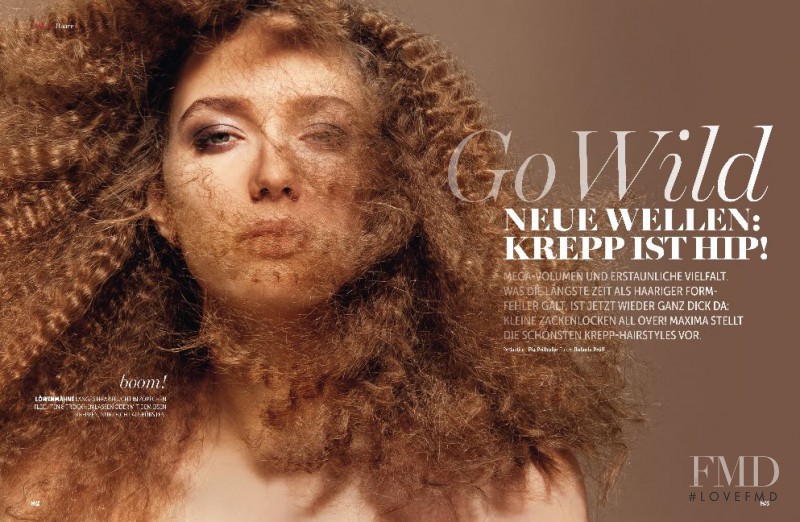 Vera Vavrova featured in Go Wild, April 2015