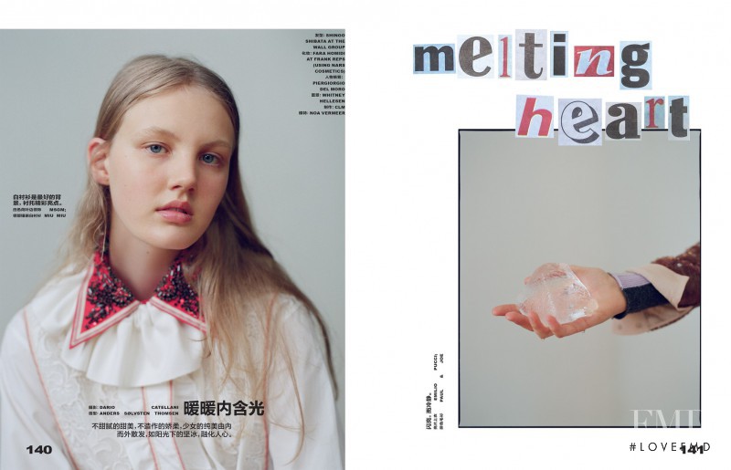 Noa Vermeer featured in Melting heart, August 2016