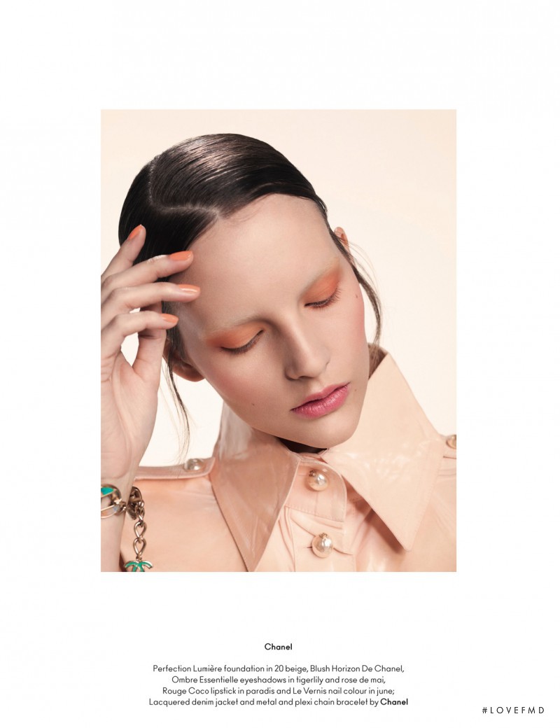 Sara Blomqvist featured in Pastels and Metallics, February 2012