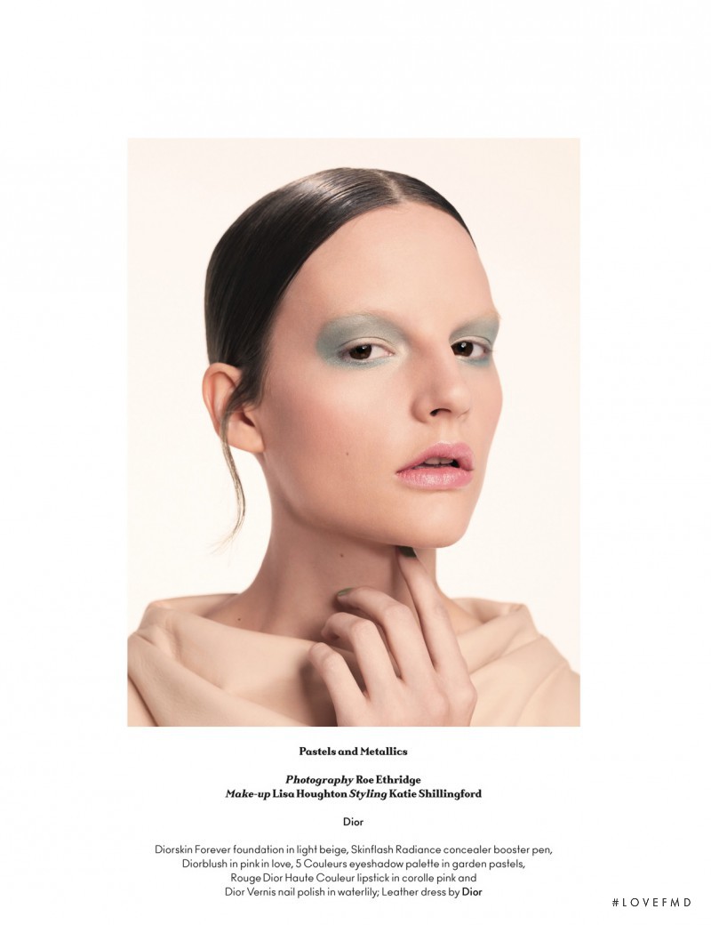 Sara Blomqvist featured in Pastels and Metallics, February 2012