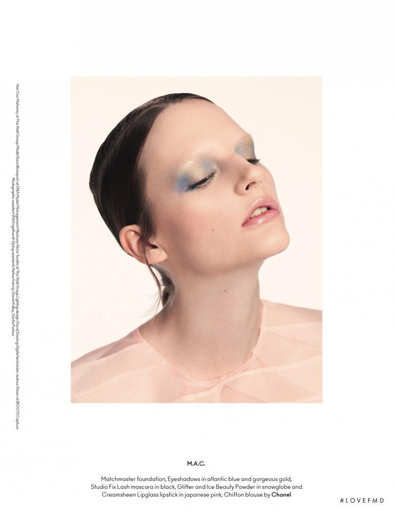 Sara Blomqvist featured in Pastels and Metallics, February 2012