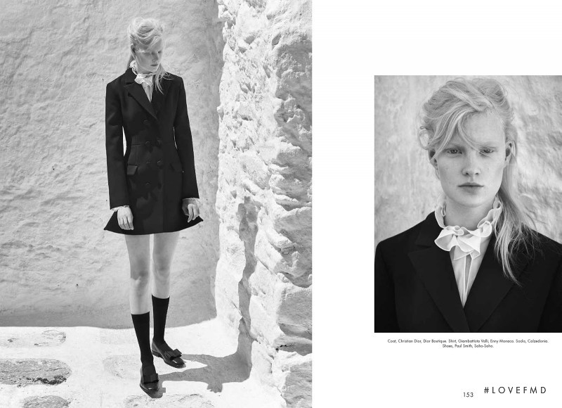 Linn Arvidsson featured in Chilly Softness, December 2016