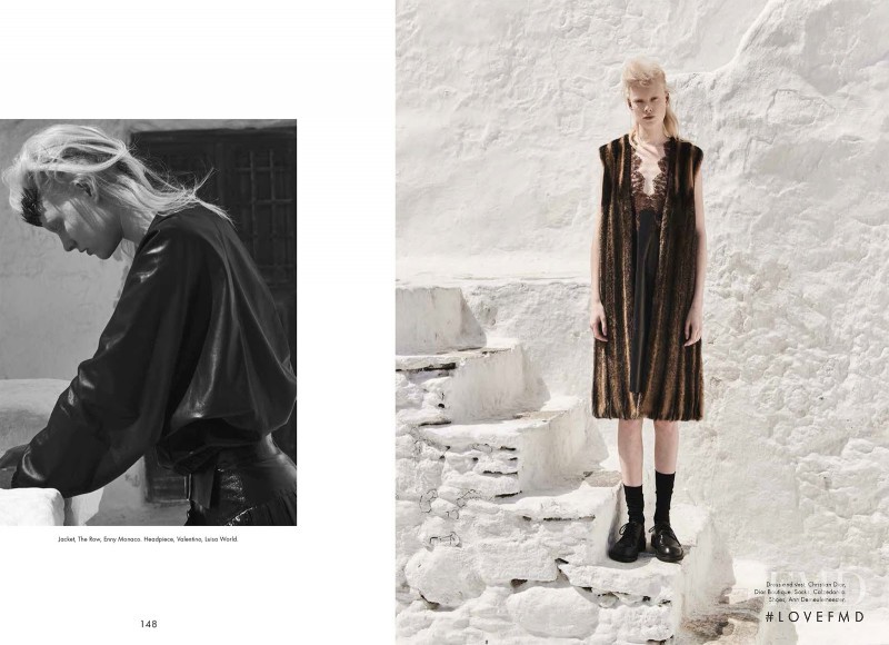 Linn Arvidsson featured in Chilly Softness, December 2016