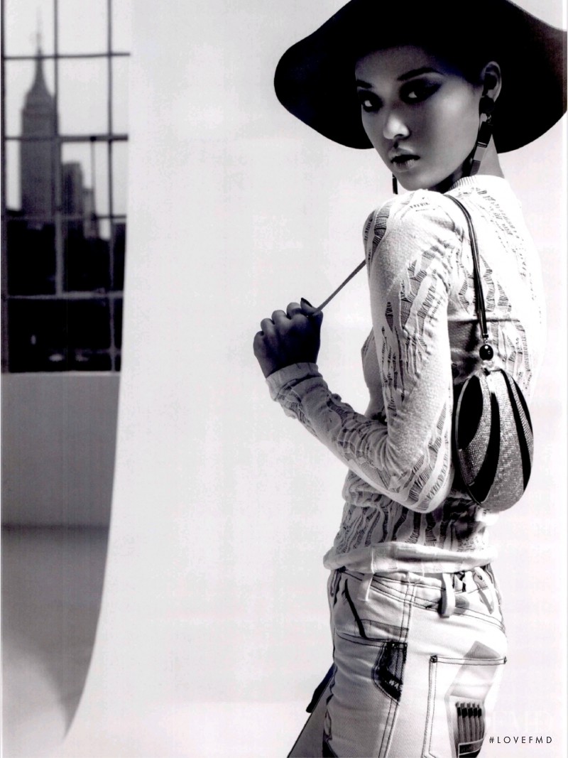 Tian Yi featured in Black and white, April 2015