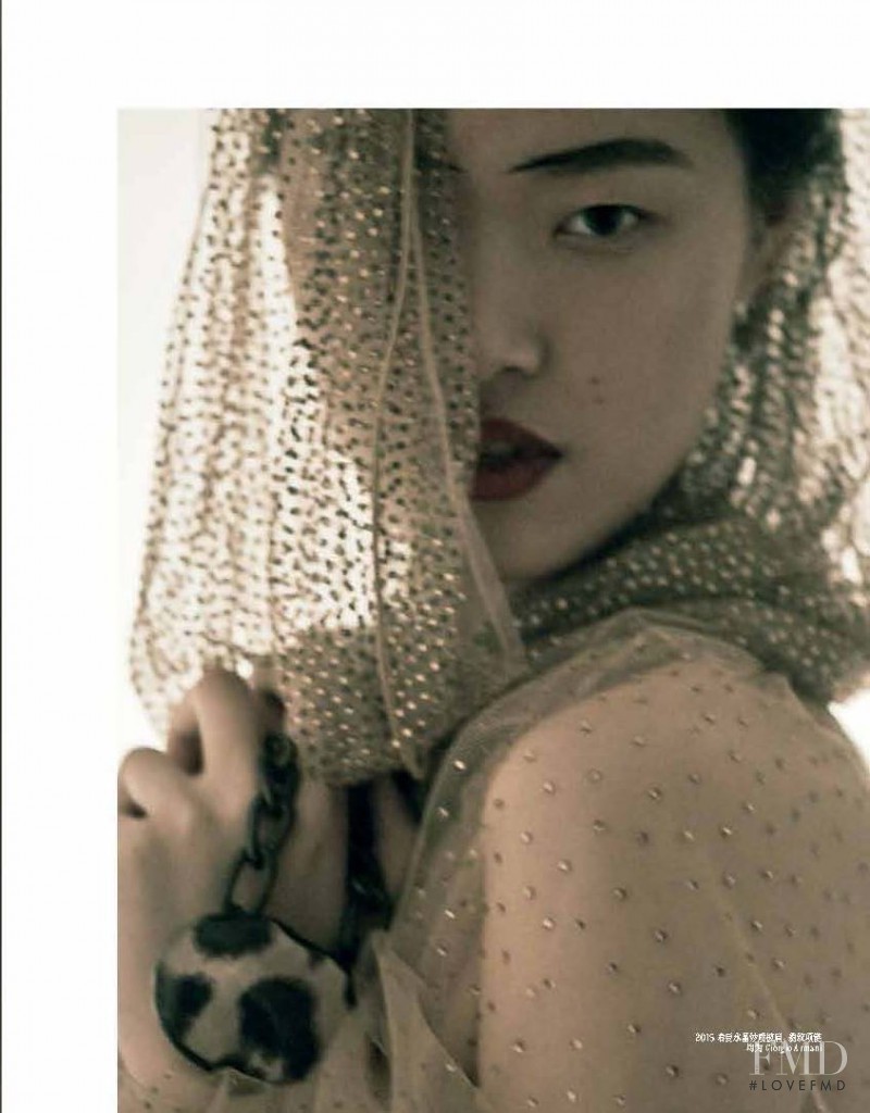 Tian Yi featured in A Tribute To Giorgio Armani, May 2015