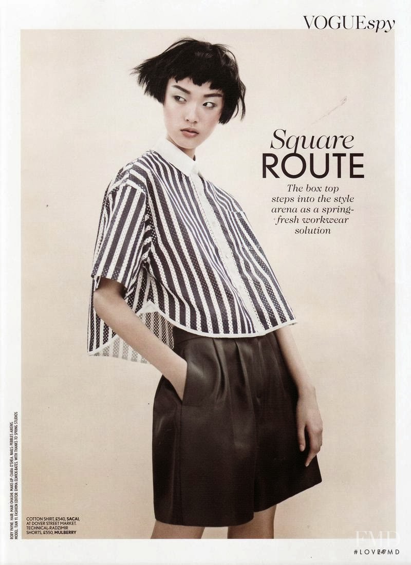 Tian Yi featured in  What To Wear Right Now, March 2014
