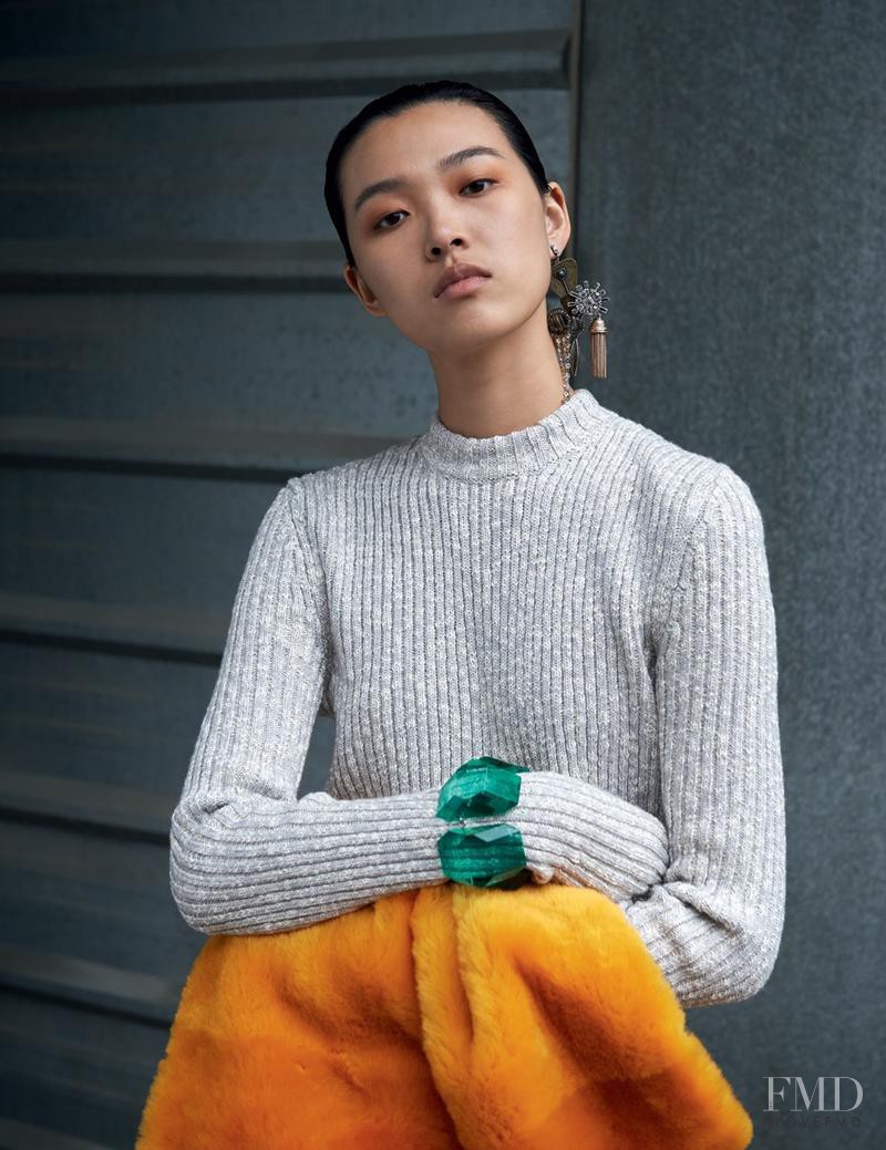 Tian Yi featured in Special Celine, August 2014