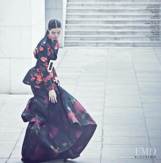 Tian Yi featured in Jump in Floral, August 2013