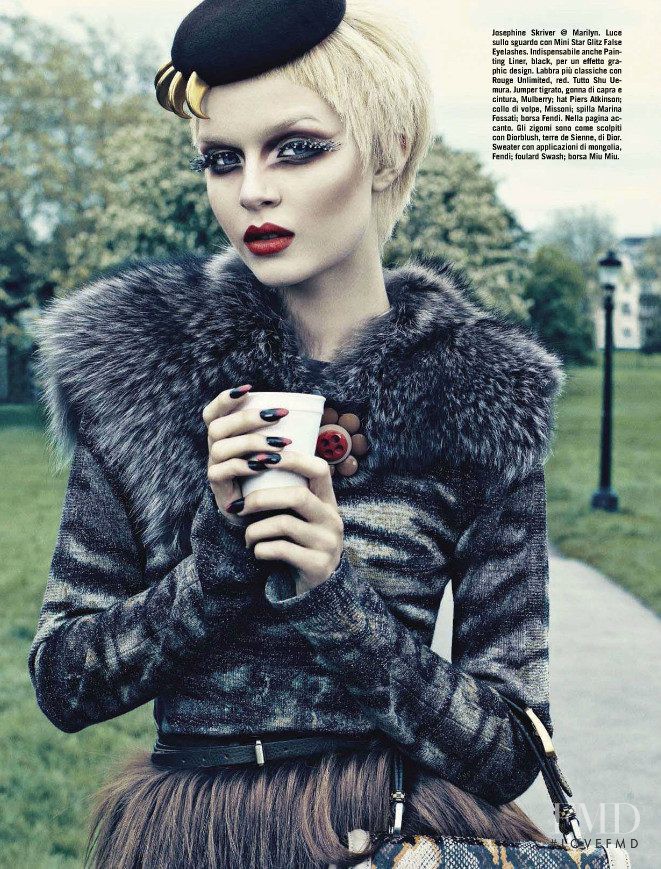 Josephine Skriver featured in Beauty, August 2012