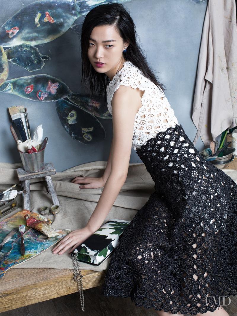 Tian Yi featured in Spring encounter - Dior Cruise 2015 Special, December 2014