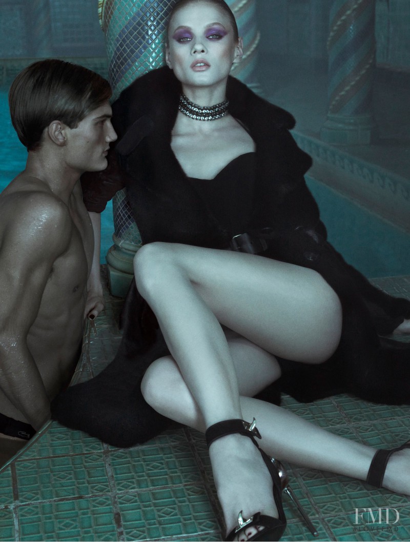 Anna Selezneva featured in Bain de Minuit, February 2012