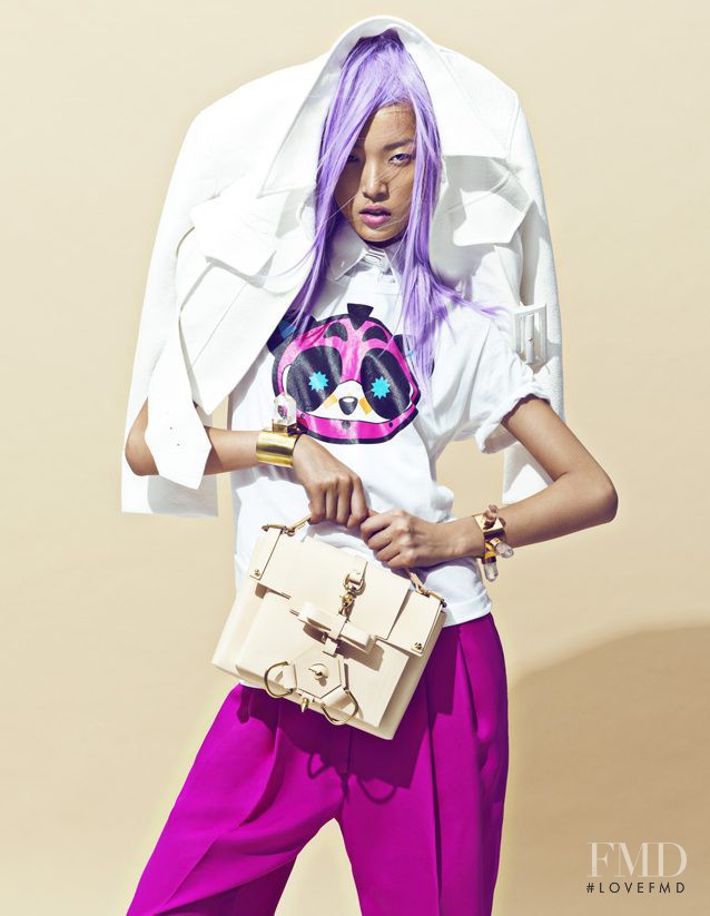 Tian Yi featured in Effortless Chic, July 2012