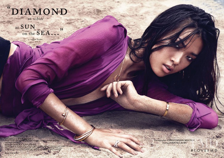 Tian Yi featured in Diamonds As White As Sun On The Sea, September 2012