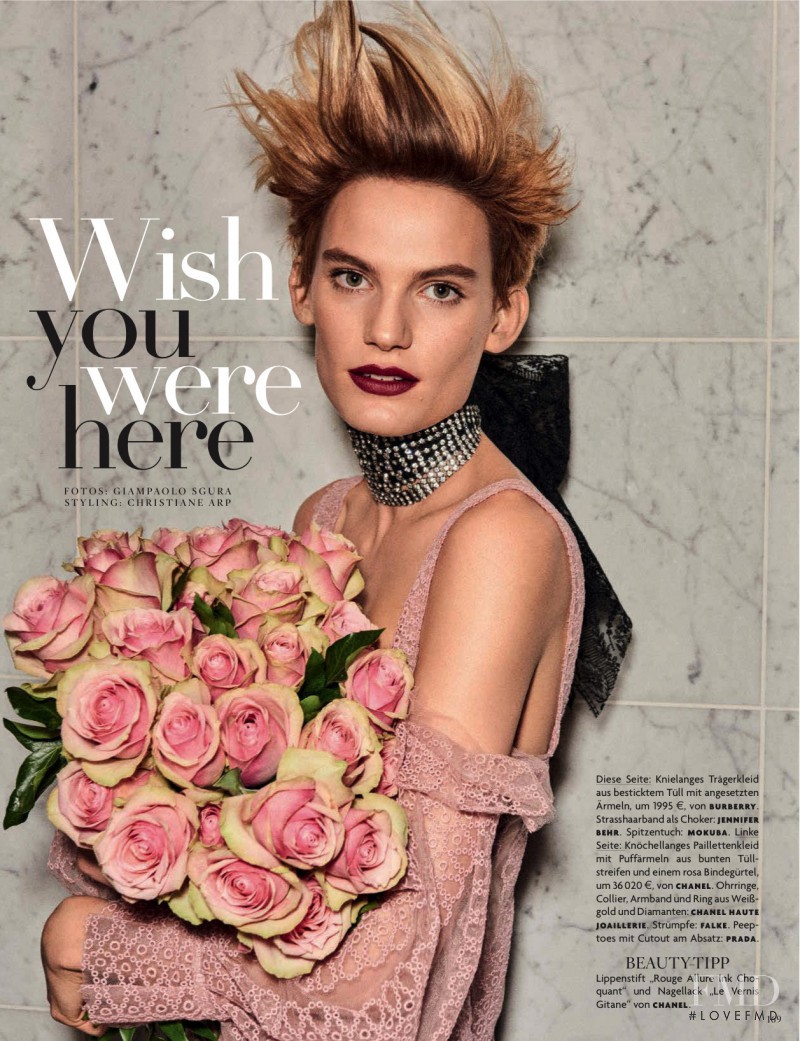Lena Hardt featured in Wish You Were Here, December 2016