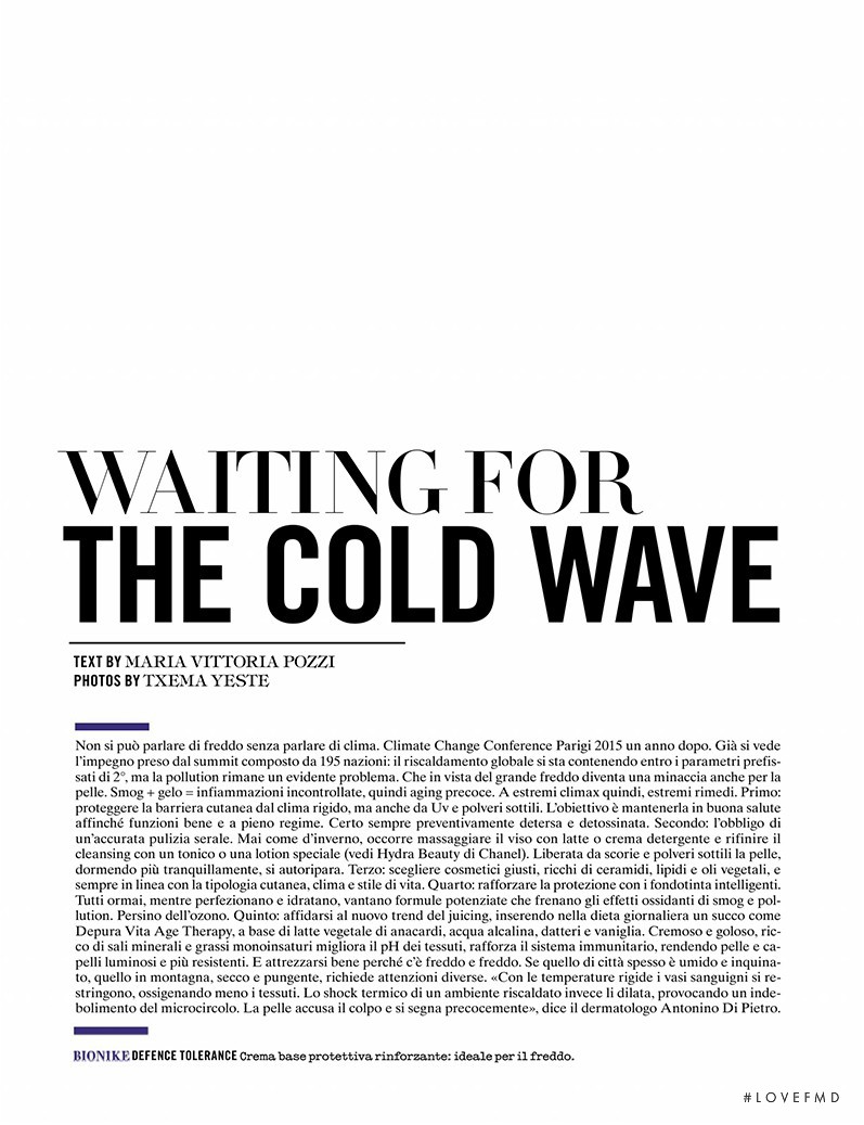 Waiting For The Cold Wave, November 2016