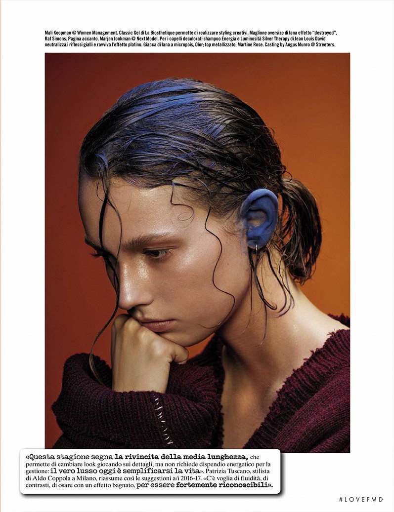 Mali Koopman featured in Next Generation Hair Portraits, November 2016