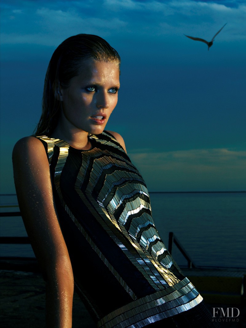 Toni Garrn featured in Splash, February 2012