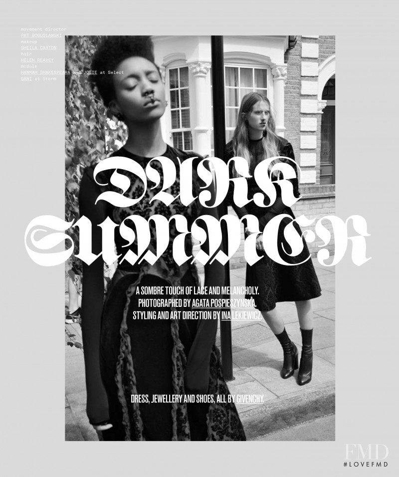 Hannah Shakespeare featured in Dark Summer, November 2015