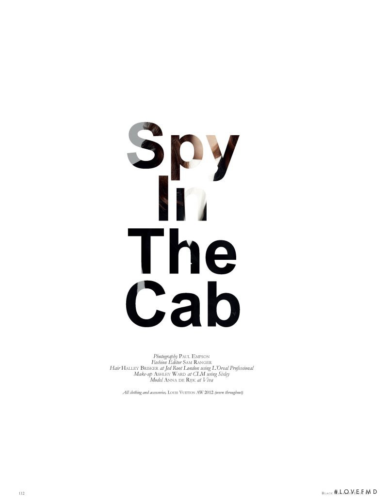 Spy In The Cab, December 2011