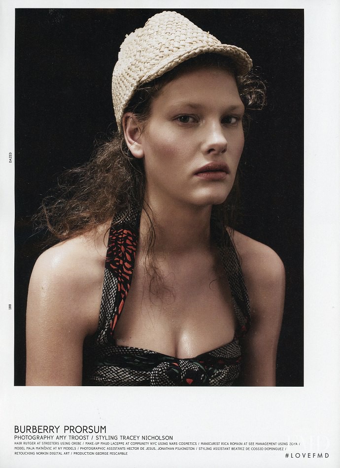 Maja Matkovic featured in Burberry Prorsum, March 2012