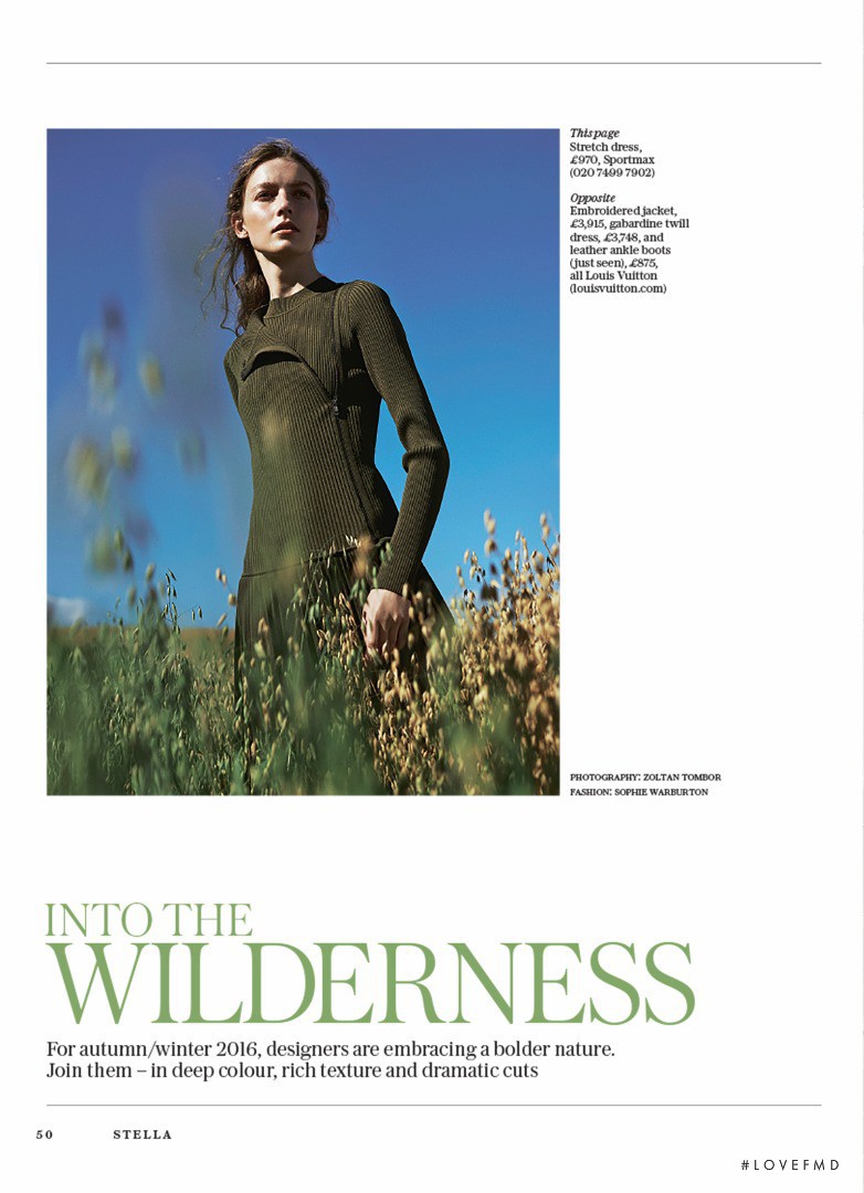 Esme Ham featured in Into The Wilderness, September 2016